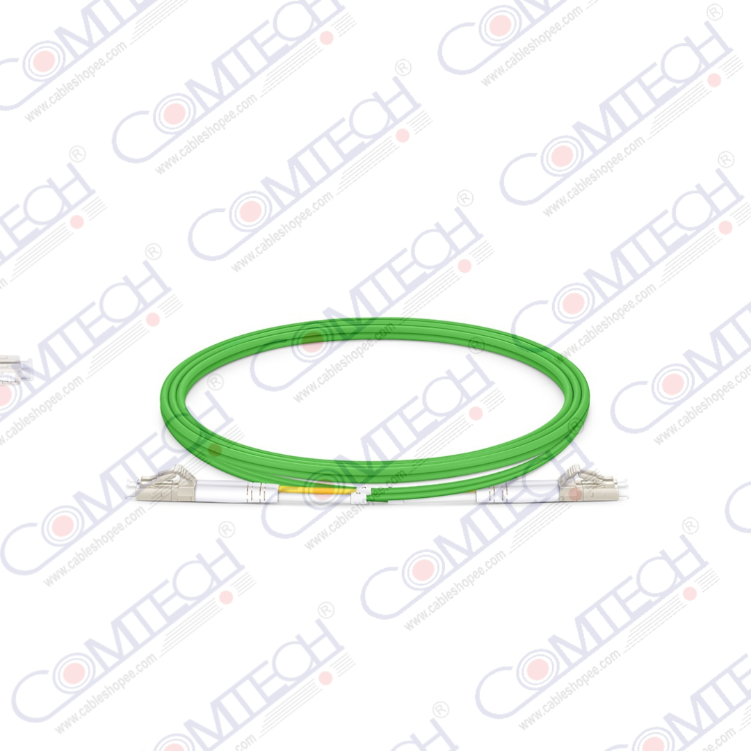 LC UPC Duplex to LC UPC Duplex, Multimode (OM5) LSZH 2.00mm