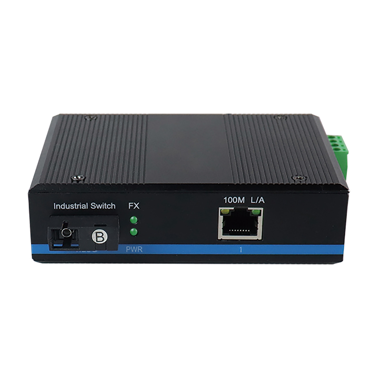 100M Gigabit, FX to RJ45, DC Power Industry Standard